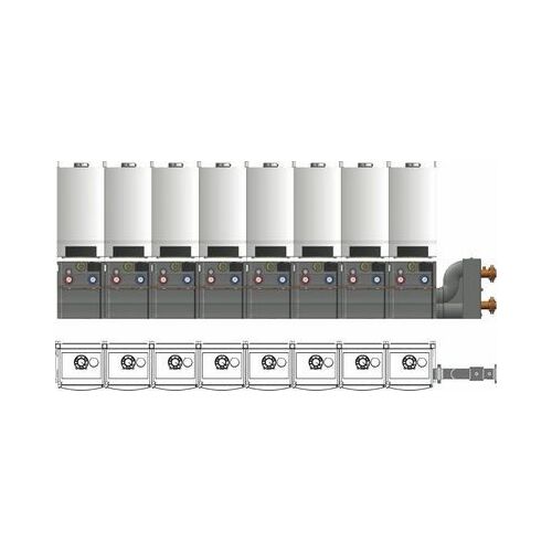 TL8 boiler cascade frame (V2) set with insulation and LLH