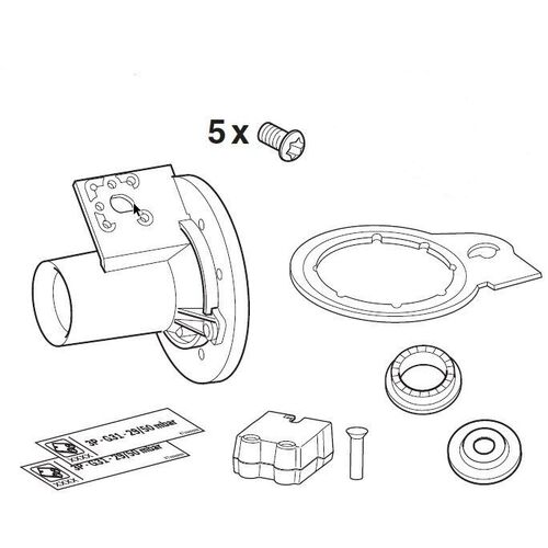 LPG Conversion Kit 3P 100 kW (1766)